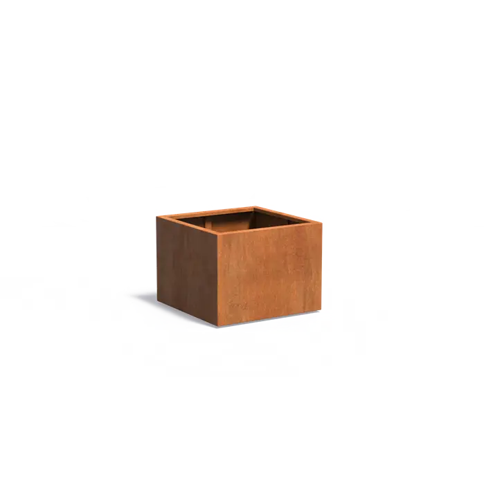 Buitenpotten Carrez standaard - Cortenstaal - vierkant