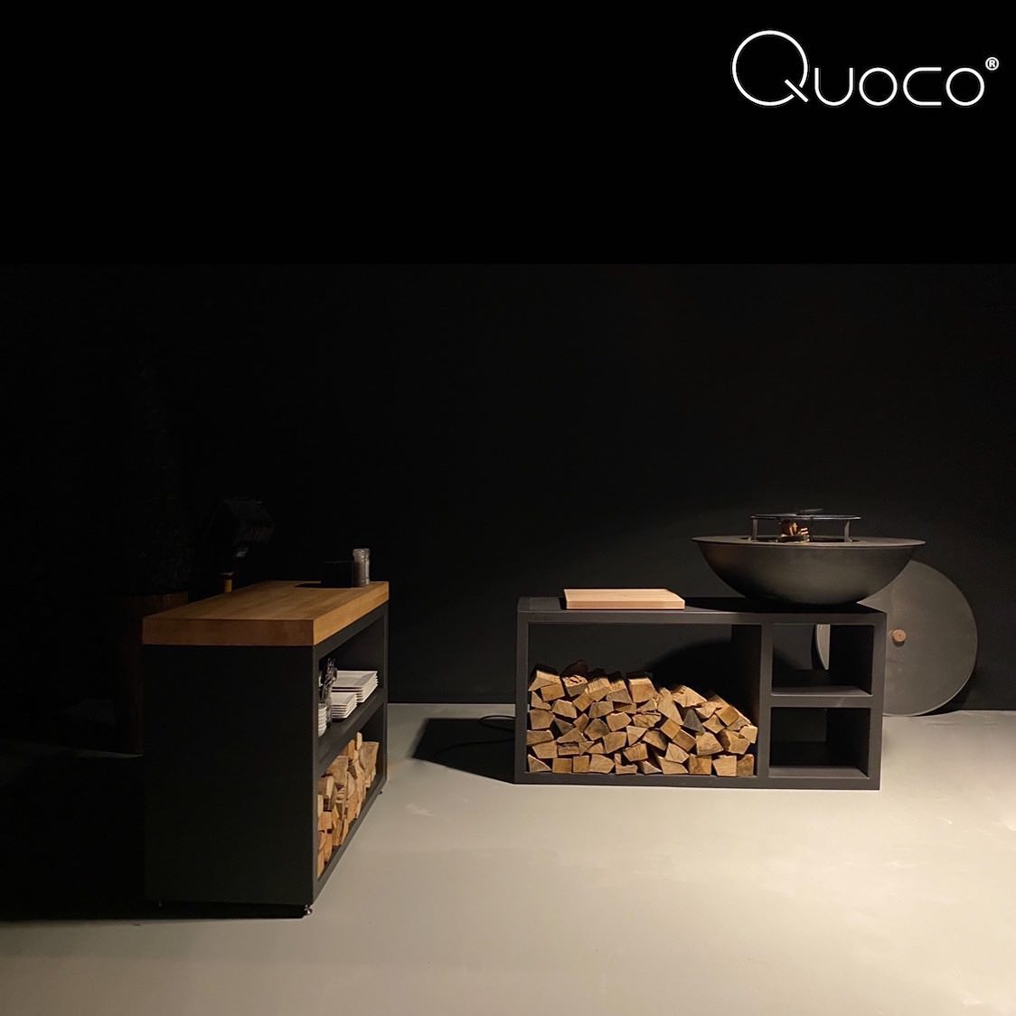 Piatto Tavolo Medium 84cm - Dark grey