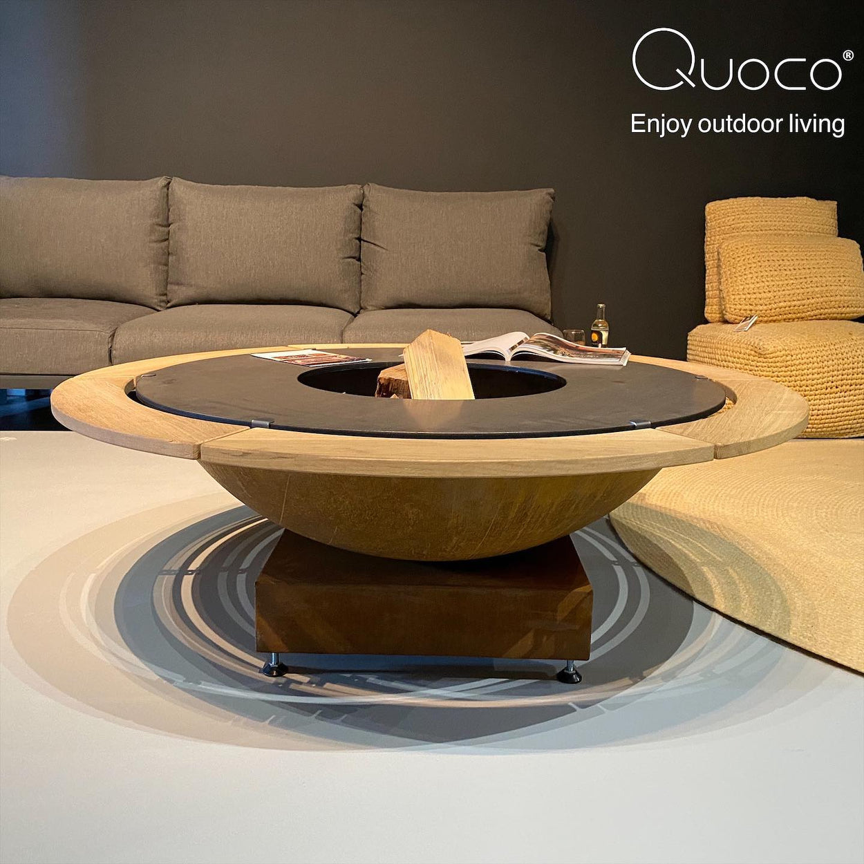 Piatto Basso Medium 84cm - Dark grey