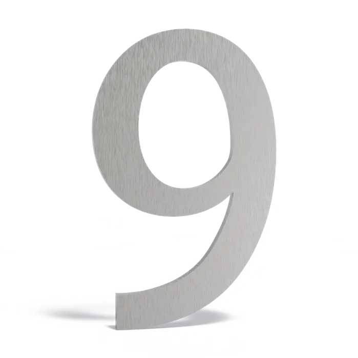 Huisnummers en letters brievenbussen - RVS