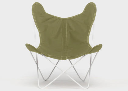 De AA Butterfly© fauteuil AURA - Katoen - Kaki