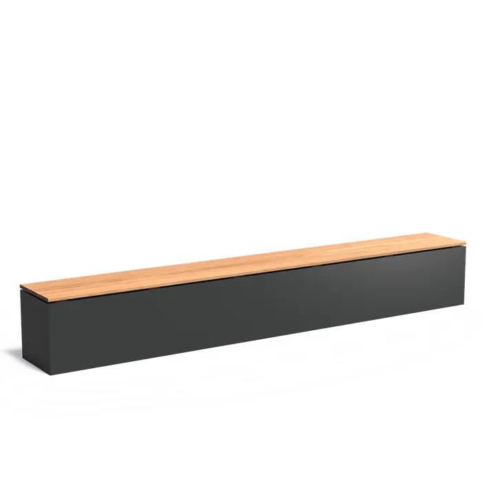 Sokkel met zitting Aluminium - 4 sizes