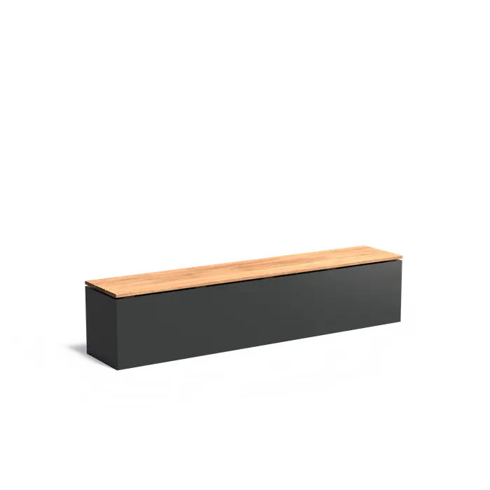 Sokkel met zitting Aluminium - 4 sizes