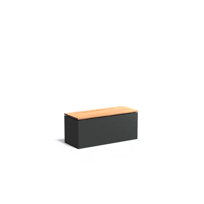 Sokkel met zitting Aluminium - 4 sizes