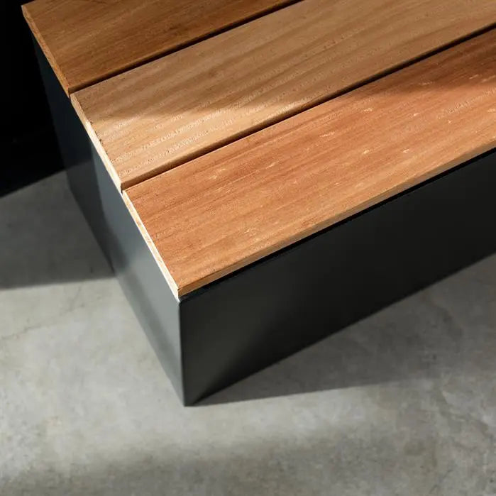 Sokkel met zitting Aluminium - 4 sizes