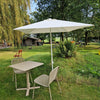 Malibu 200 x 200 cm - White / White + cover