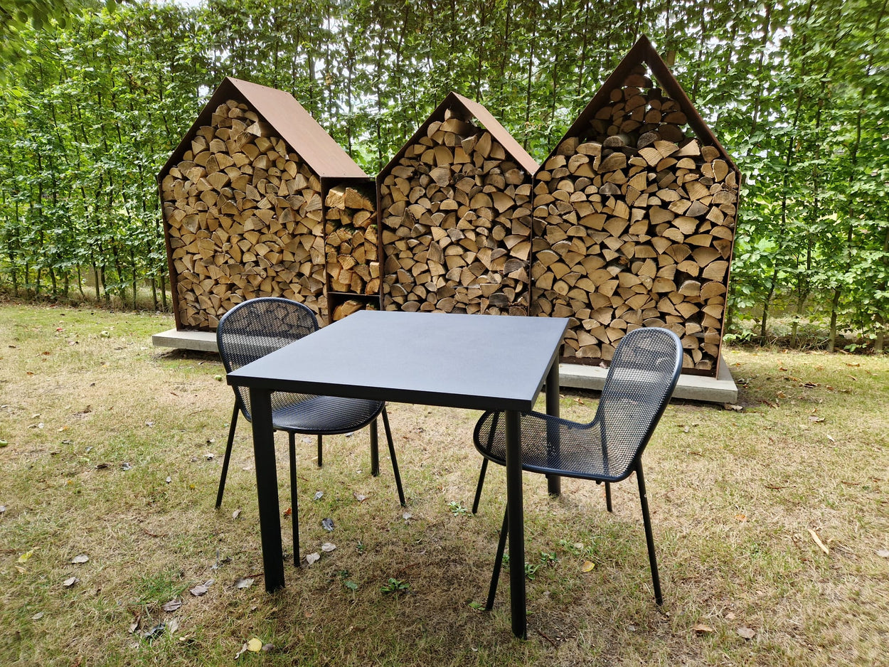 Set Star tafel 90x90 + Ronda X chair x2 - Black