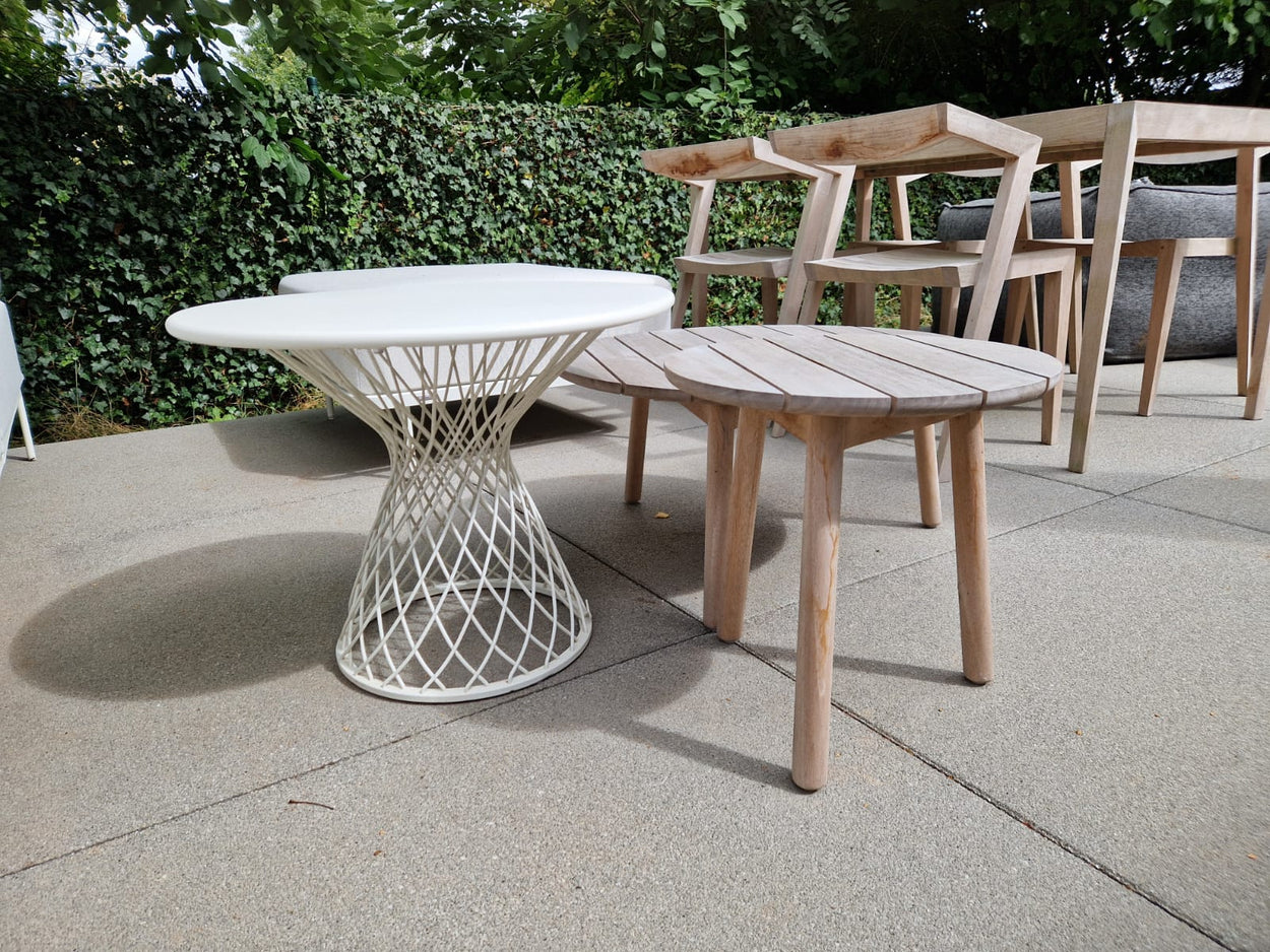 Como Ø60 coffee table - White