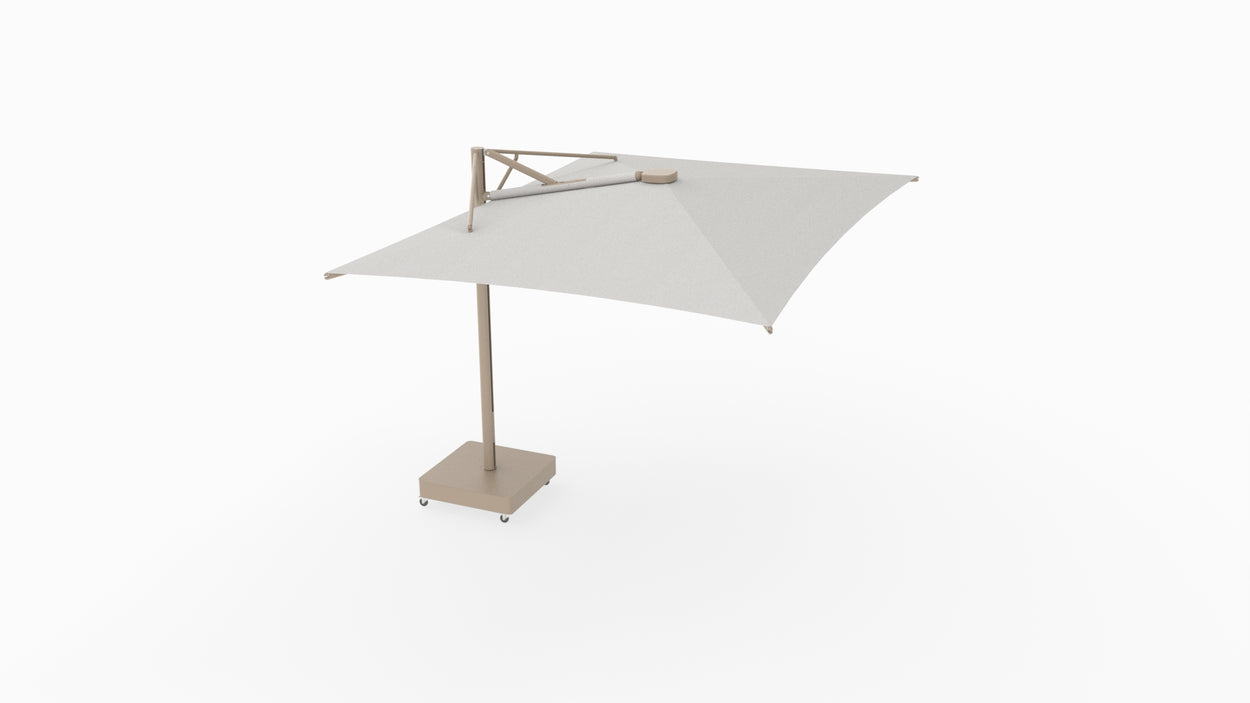 Aurelis - by Monica Armani - zwevende parasol RECTANGLE 4,25x3 m - STRAIGHT 90°