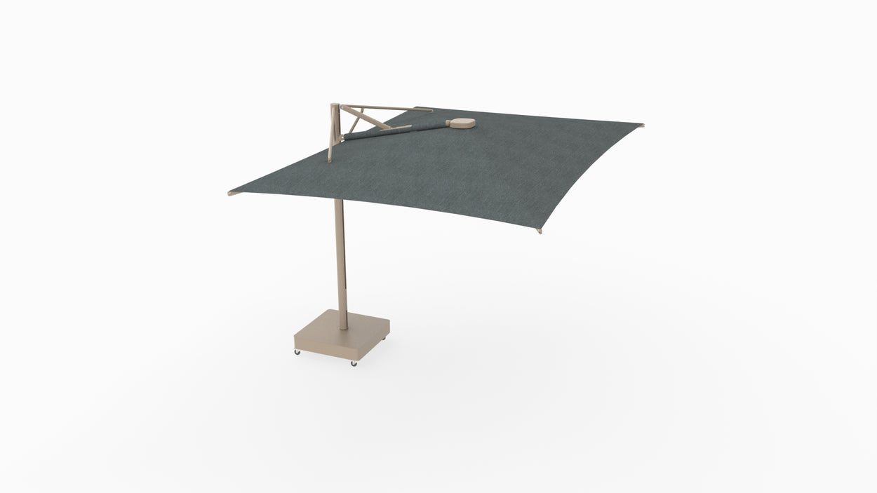 Aurelis - by Monica Armani - zwevende parasol RECTANGLE 4,25x3 m - STRAIGHT 90°