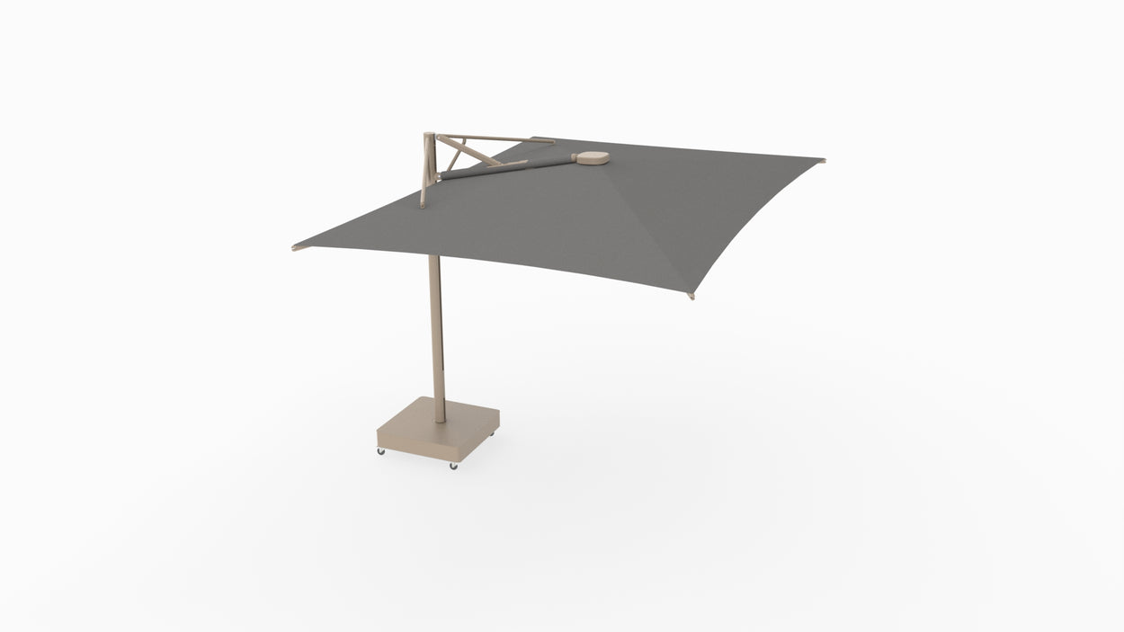 Aurelis - by Monica Armani - zwevende parasol RECTANGLE 4,25x3 m - STRAIGHT 90°