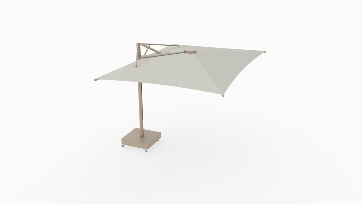 Aurelis - by Monica Armani - zwevende parasol RECTANGLE 4,25x3 m - STRAIGHT 90°