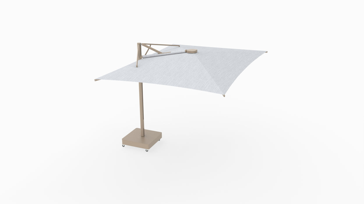 Aurelis - by Monica Armani - zwevende parasol RECTANGLE 4,25x3 m - STRAIGHT 90°
