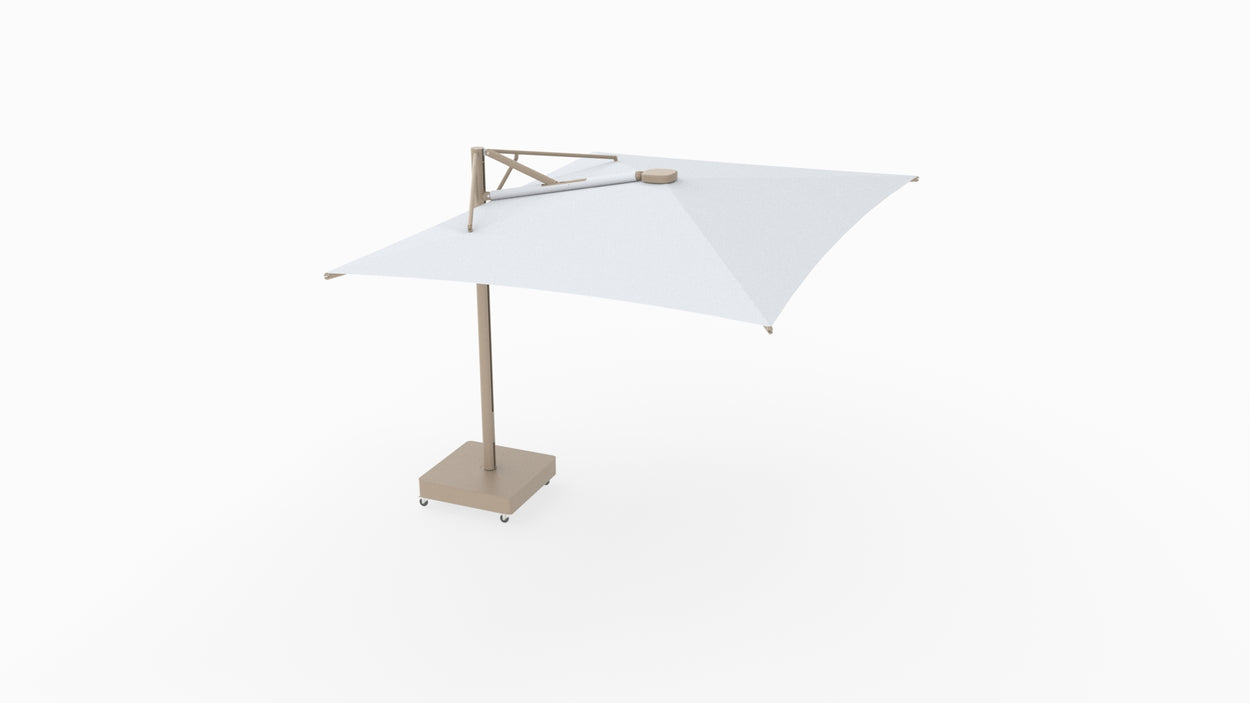 Aurelis - by Monica Armani - zwevende parasol RECTANGLE 4,25x3 m - STRAIGHT 90°