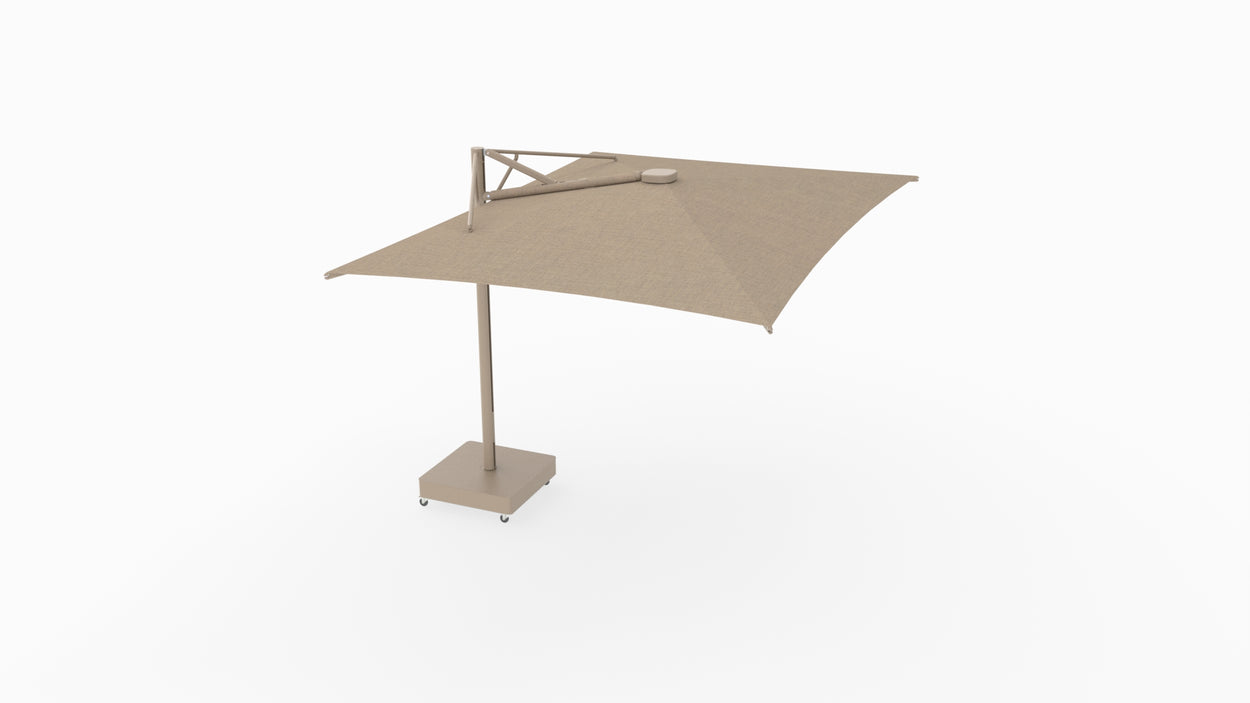 Aurelis - by Monica Armani - zwevende parasol RECTANGLE 4,25x3 m - STRAIGHT 90°