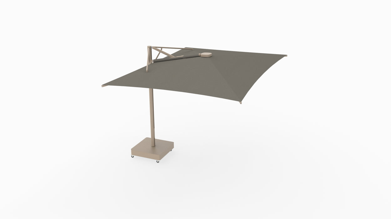 Aurelis - by Monica Armani - zwevende parasol RECTANGLE 4,25x3 m - STRAIGHT 90°