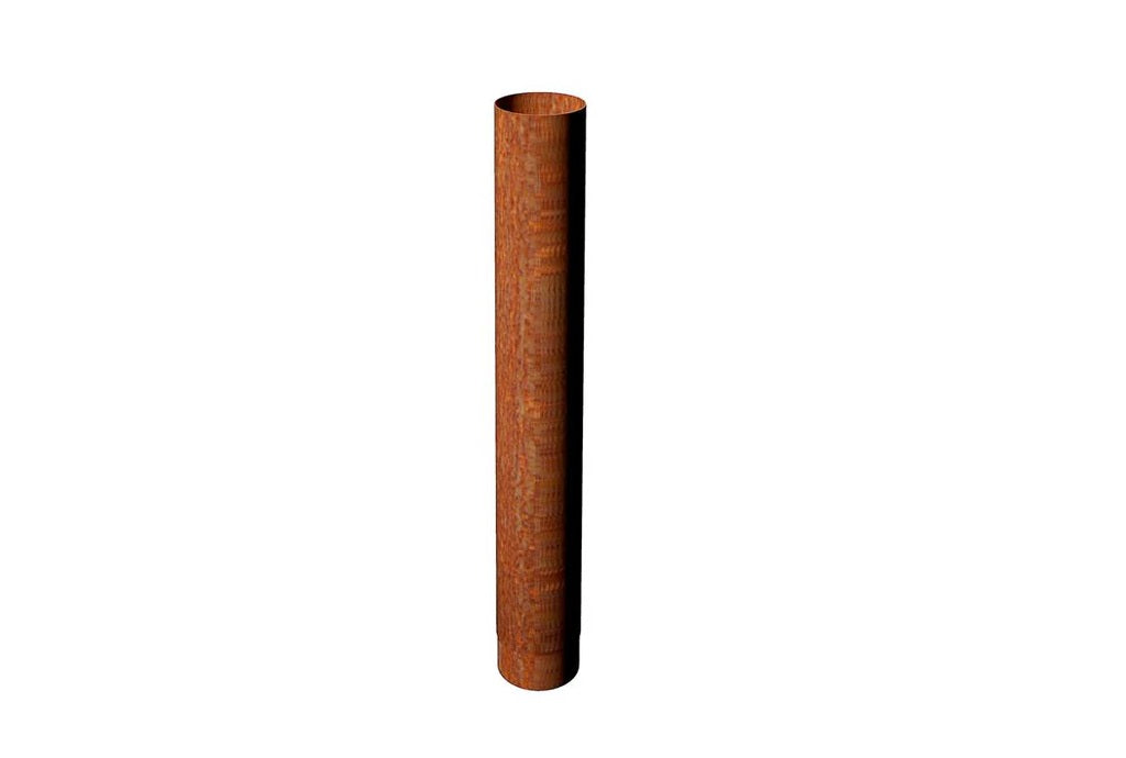 Rookkanalen diameter 150mm - Corten/Black