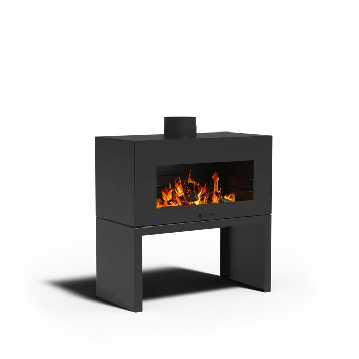 Buitenhaard Enok staand - Corten/Black