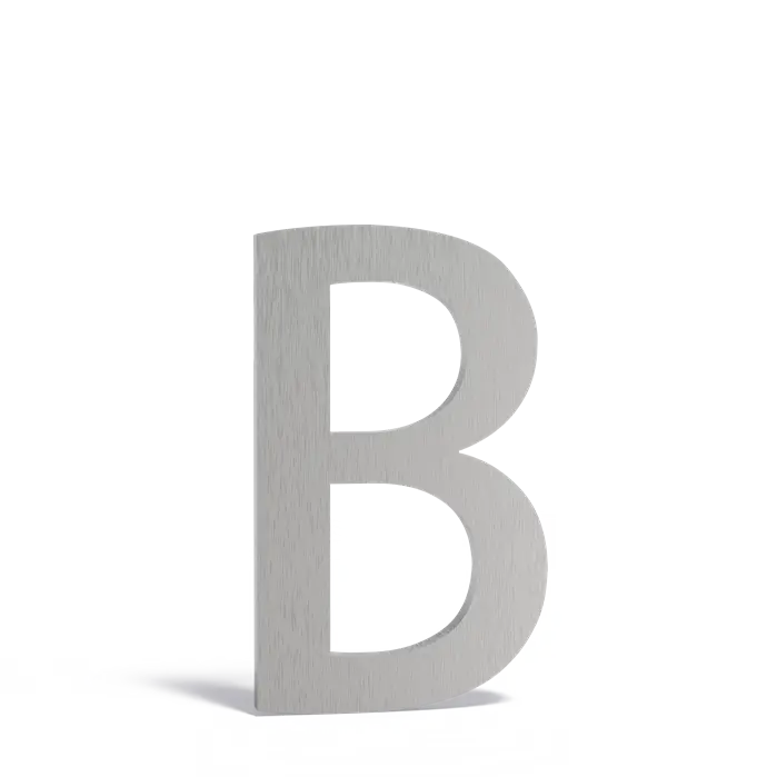 Huisnummers en letters brievenbussen - RVS