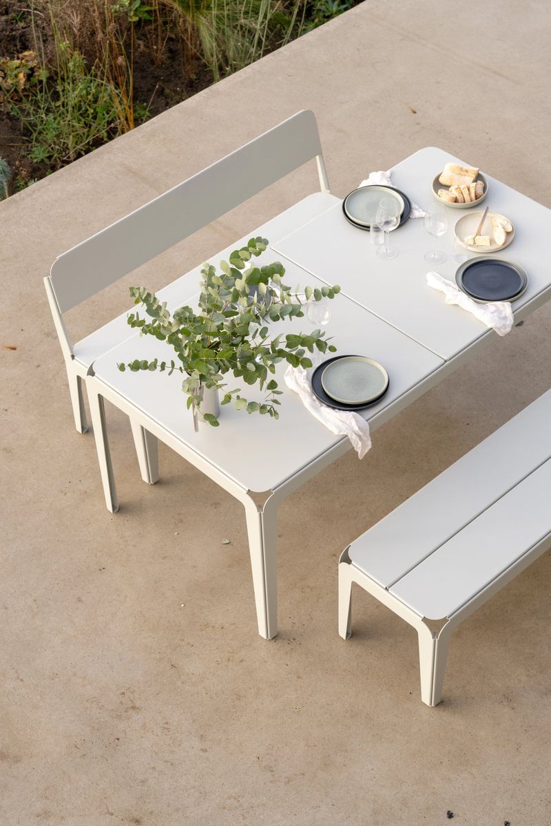 Set Weltevree Bended - Table 180 inclusief bankjes en krukken