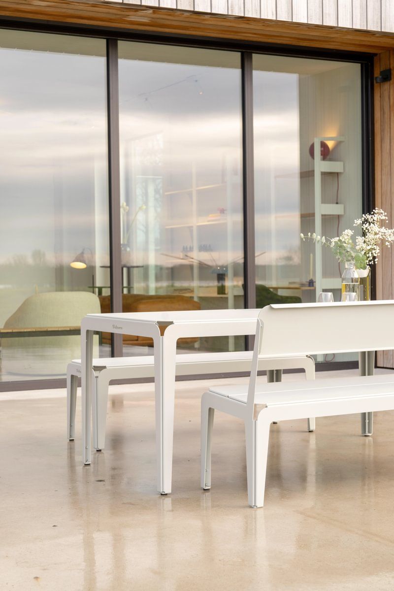 Set Weltevree Bended - Table 180 inclusief bankjes en krukken