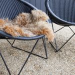 C317 lounge chair outdoor - Black