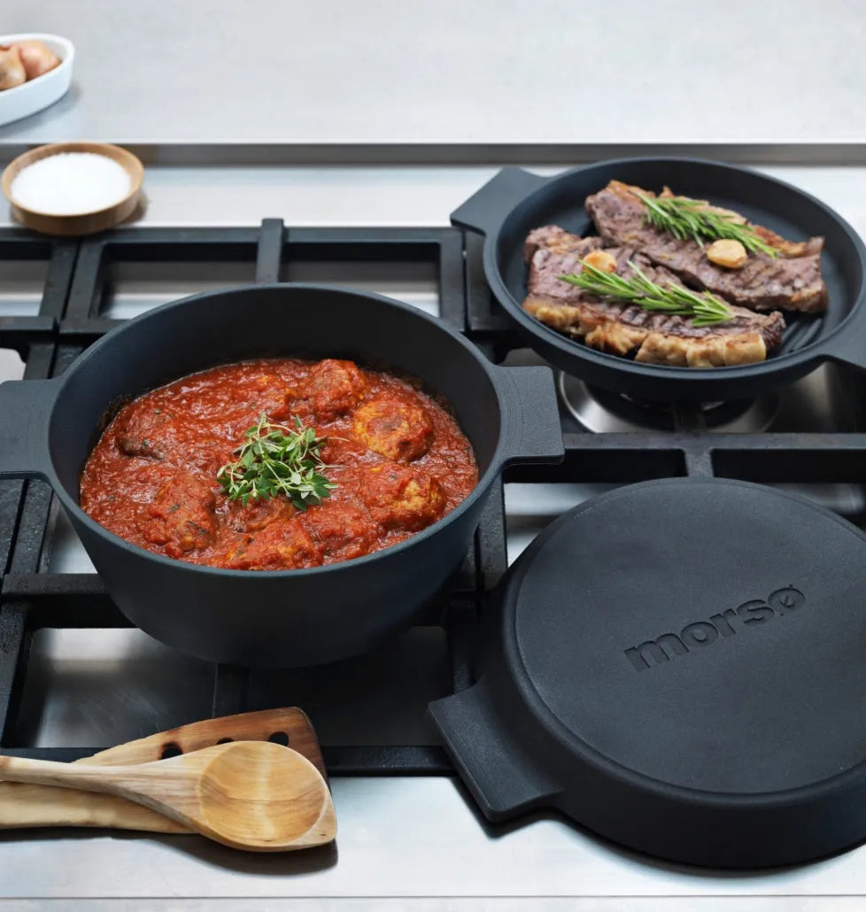 NAC Sauté Cocotte with griddle pan 3,5 l