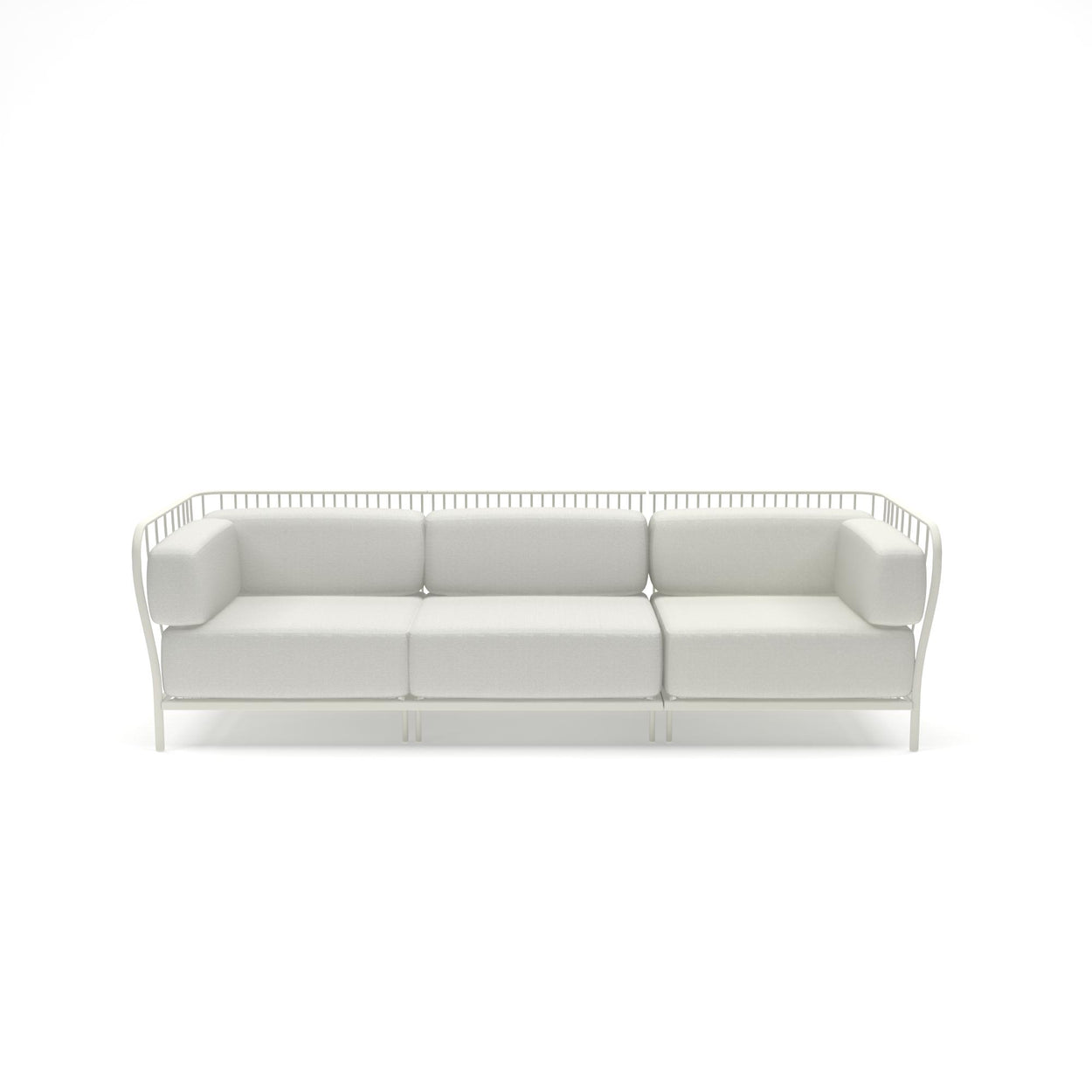 Set Cannolè 3-seater Sofa + Pouf module