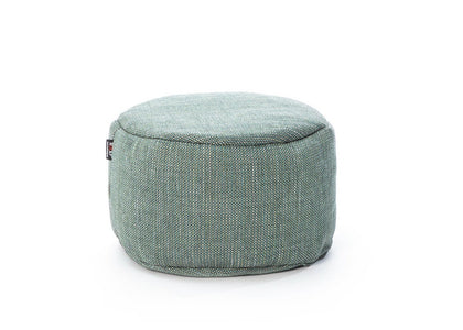 Dotty Poef rond 50cm out/indoor - Turquoise