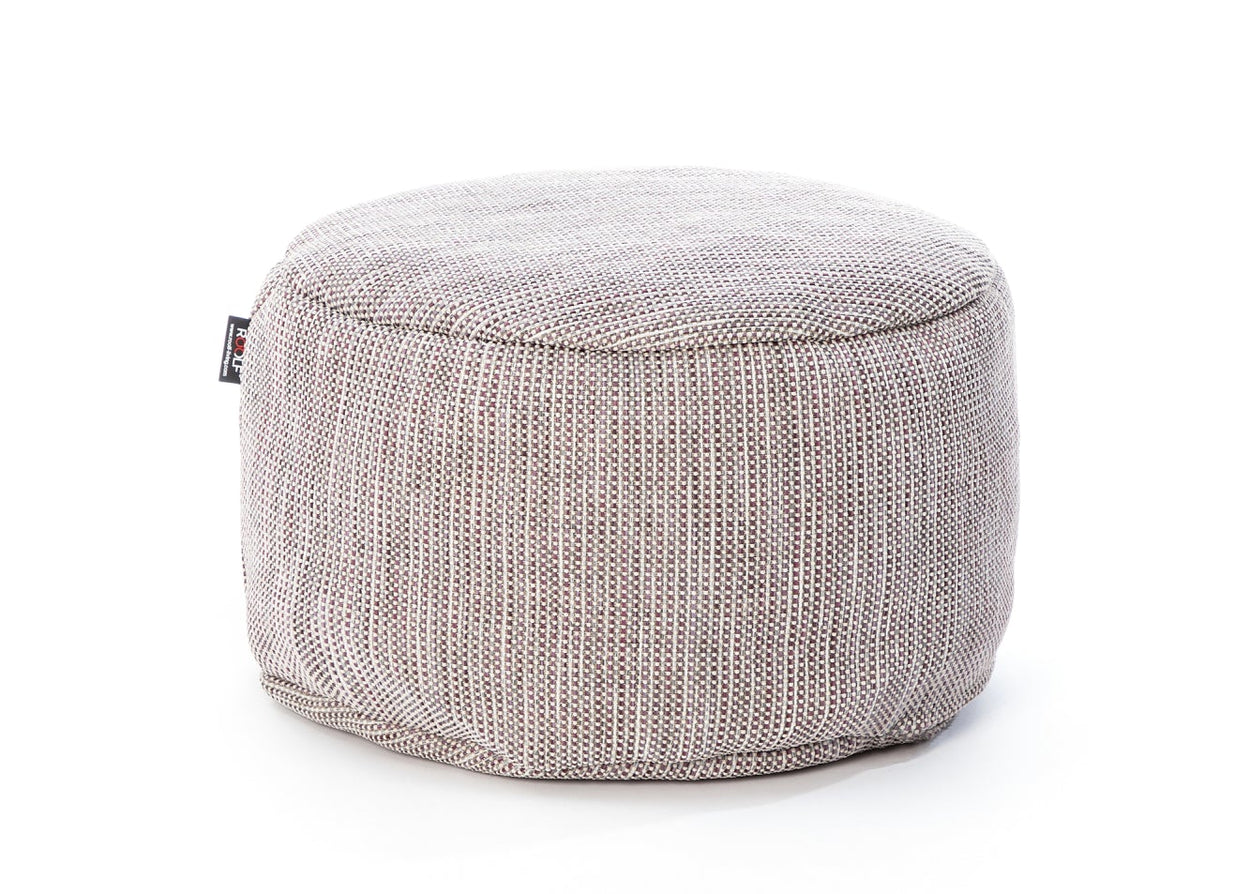 Dotty Poef rond 70cm out/indoor - Plum