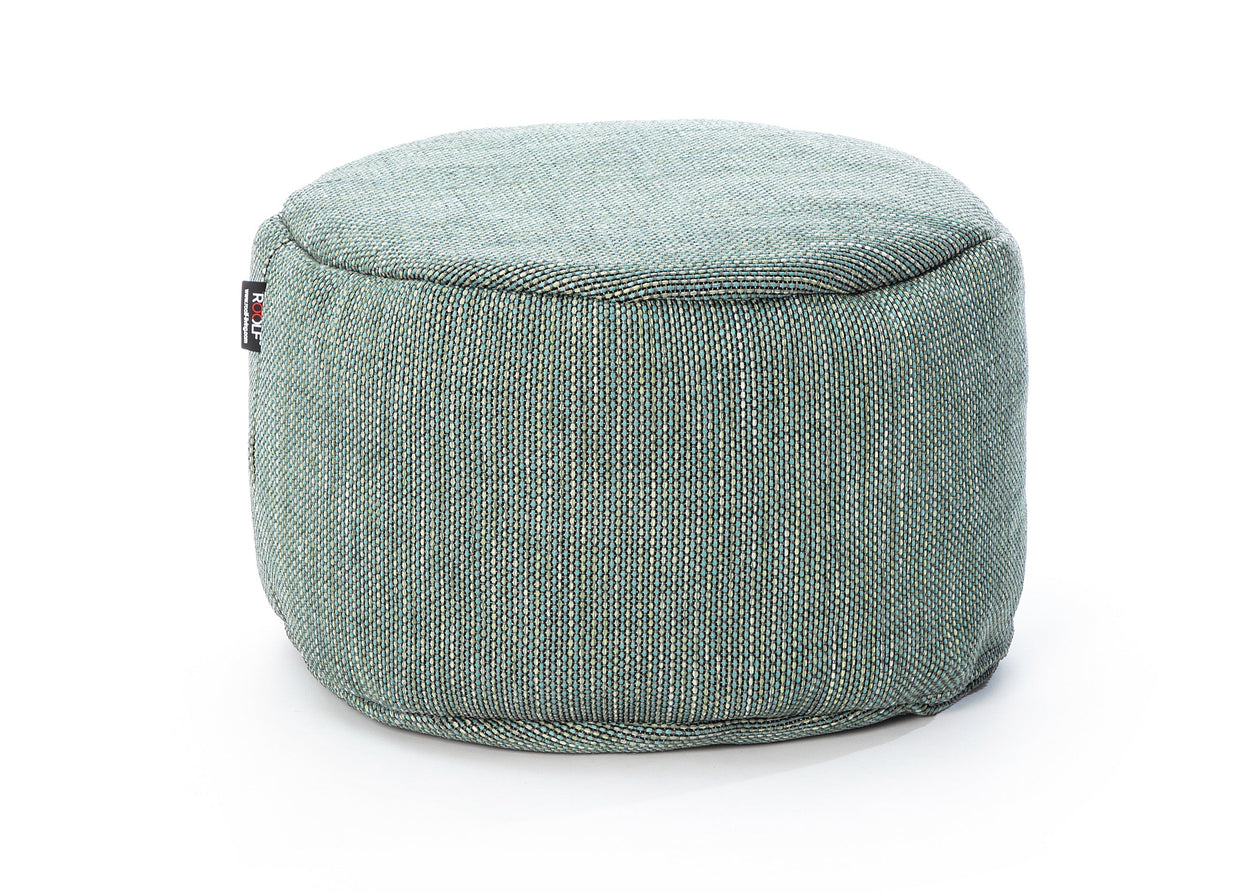 Dotty Poef rond 70cm out/indoor - Turquoise