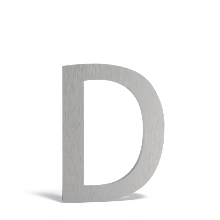 Huisnummers en letters brievenbussen - RVS