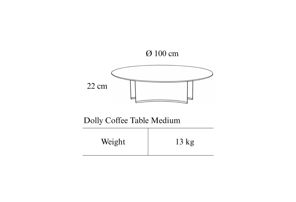 Dolly Coffee table - Large - 2 colors