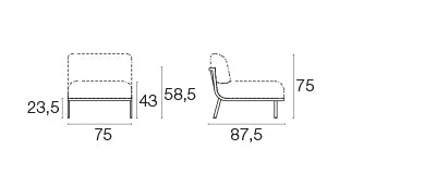 Cabla - Straight module frame