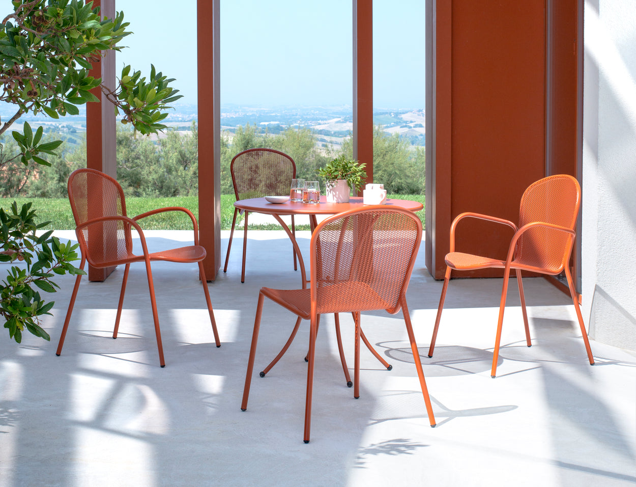 Ronda X chair x2 - Curry yellow