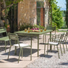Set Star tafel 160x90 + Star chair x4 - Militairy green inclusief kussens