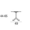 Set Round Lounge chair x2 + Terramare smart table - Black