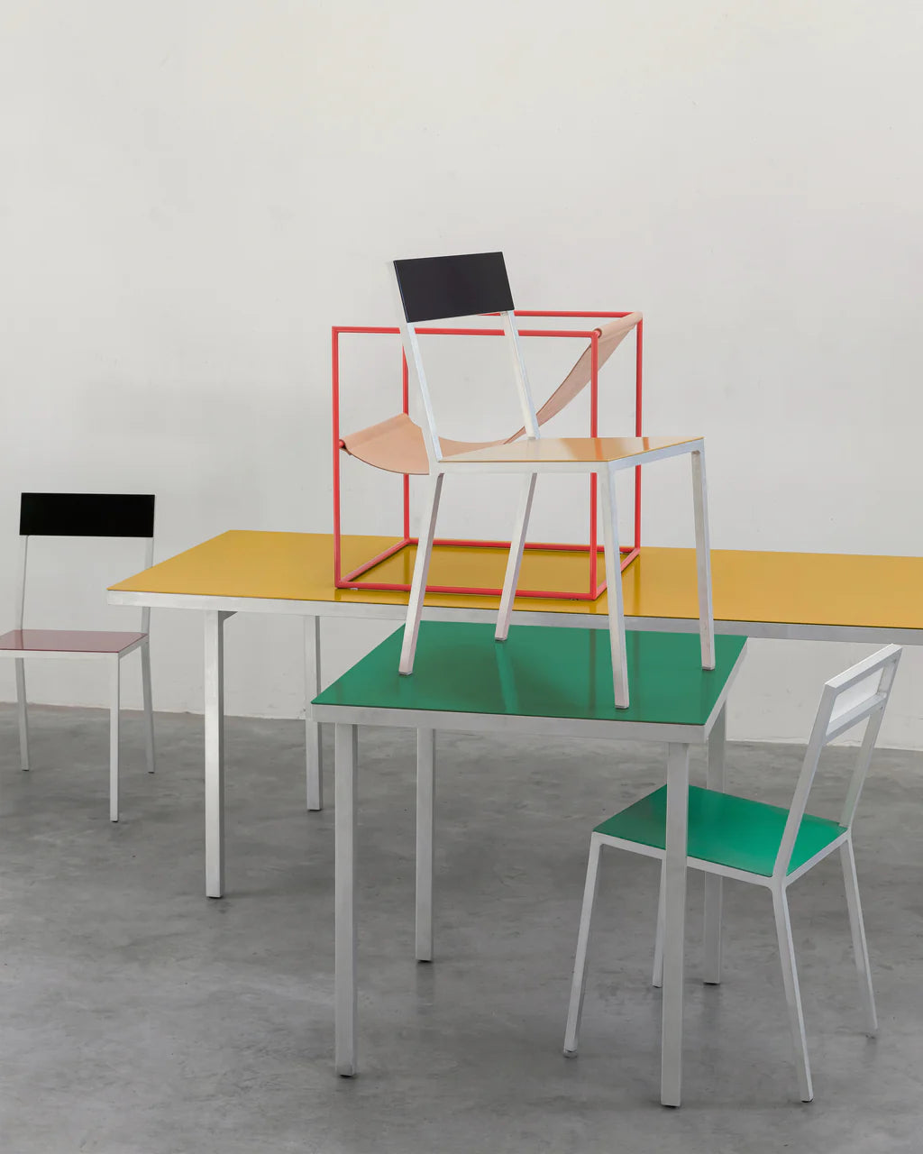 Dining table S - ALU - by Muller Van Severen - 2 colors