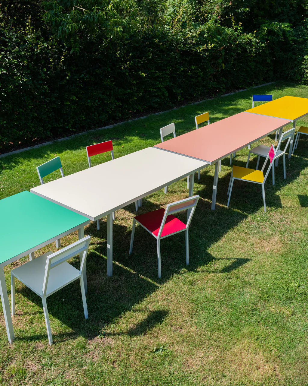 Dining table M - ALU - by Muller Van Severen - 2 colors