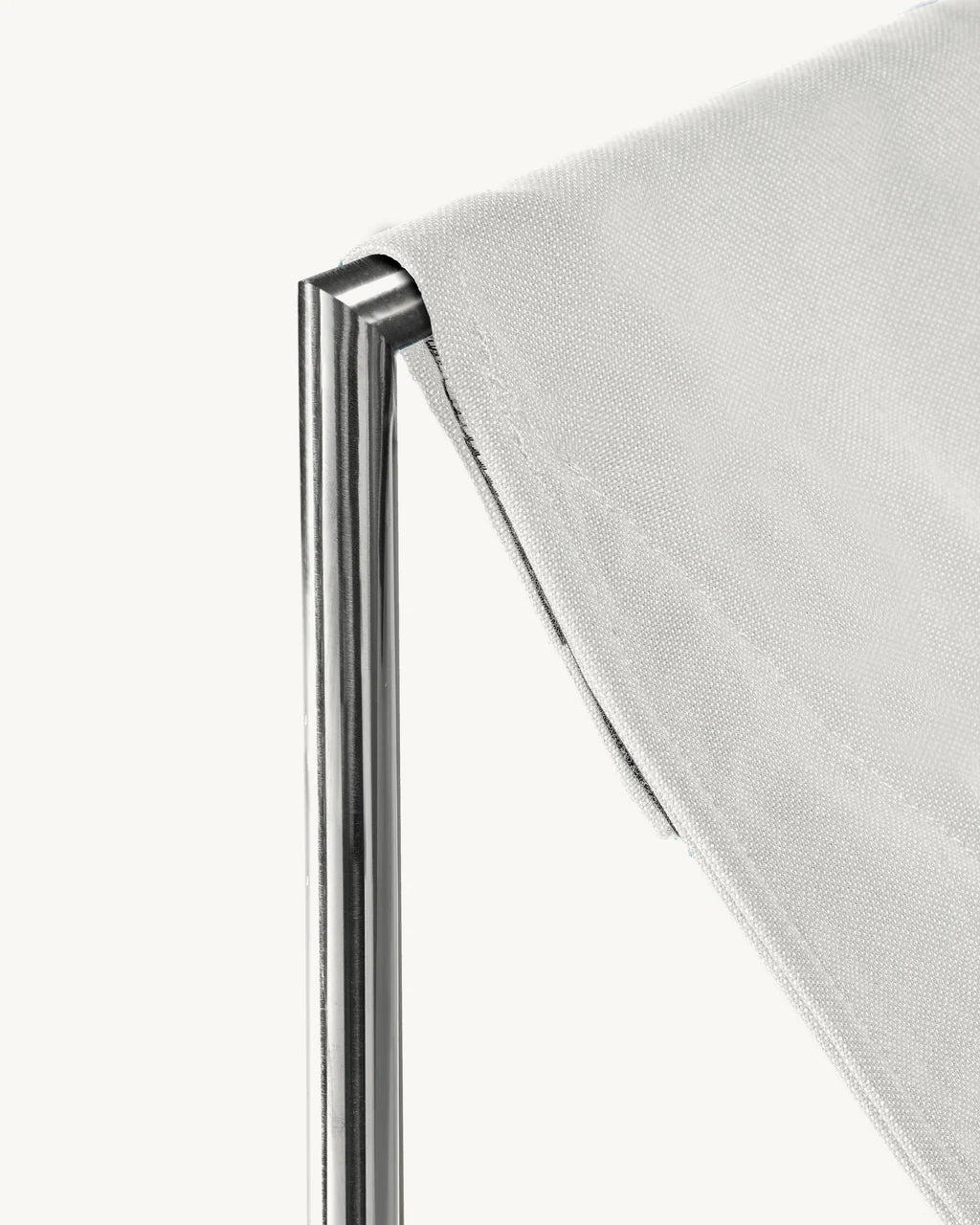 Rocking chair stainless steel - by Muller Van Severen