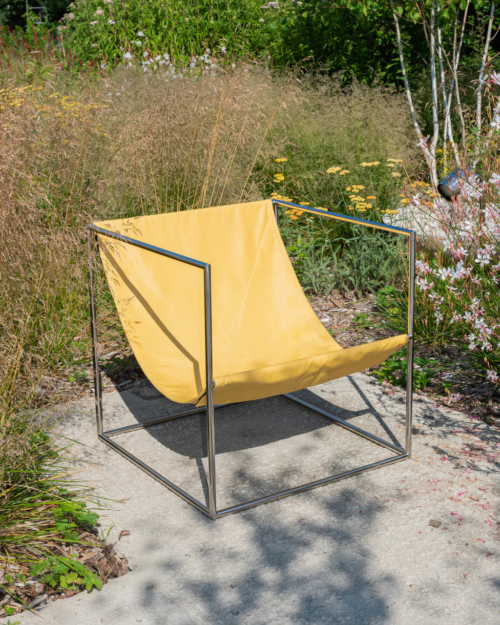 Solo seat stainless steel - by Muller Van Severen