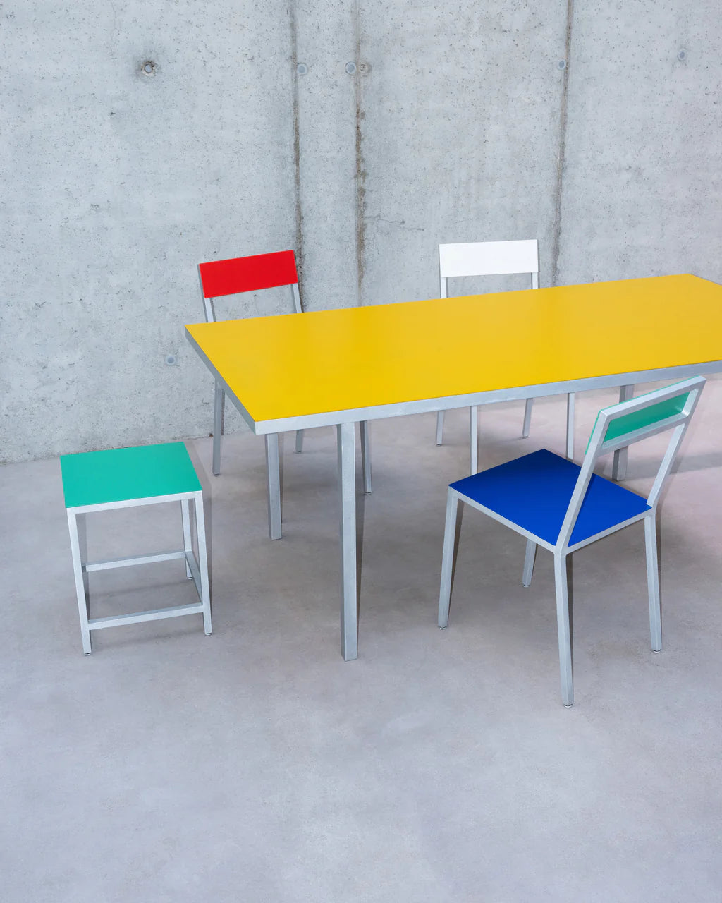 Bar stool S - ALU - by Muller Van Severen - 4 colors