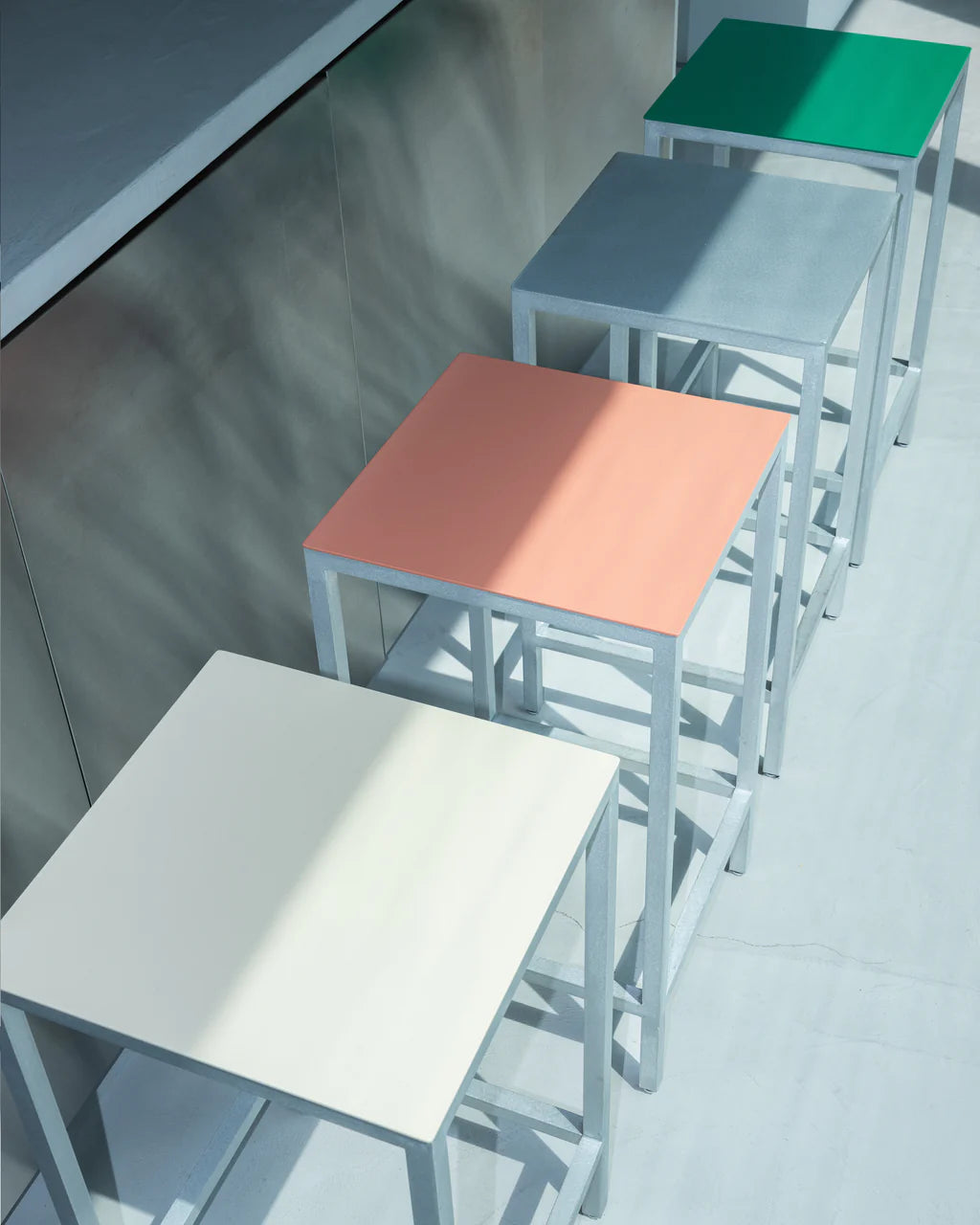Bar stool M - ALU - by Muller Van Severen - 4 colors
