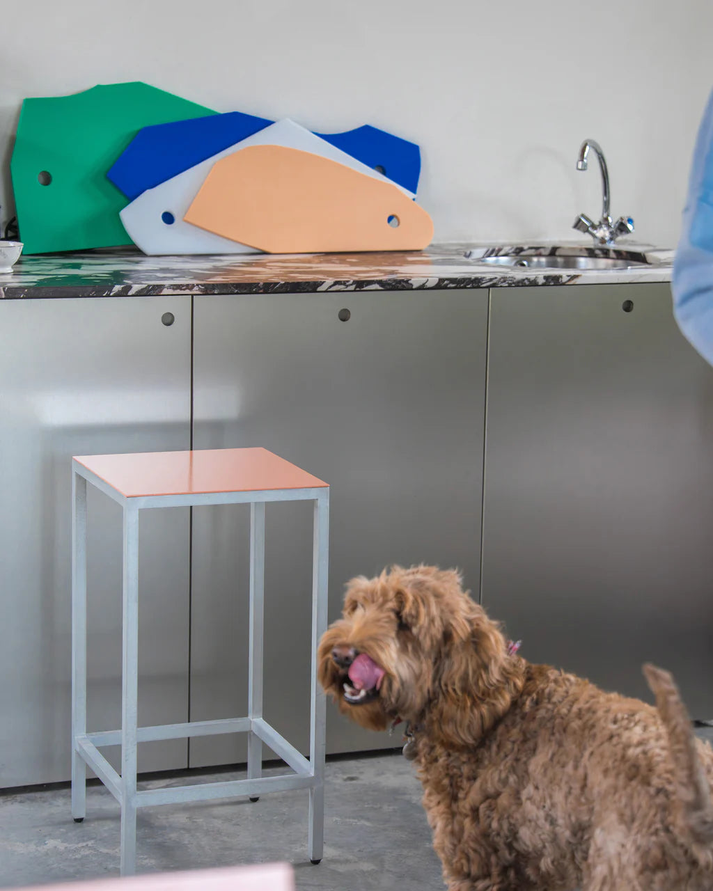 Bar stool M - ALU - by Muller Van Severen - 4 colors