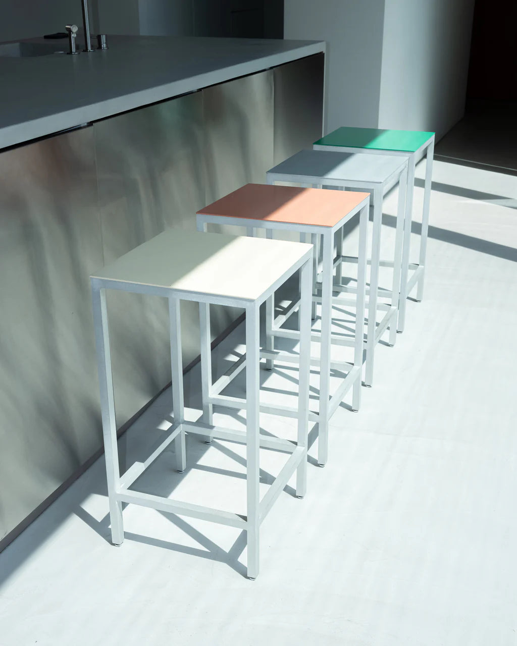 Bar stool M - ALU - by Muller Van Severen - 4 colors