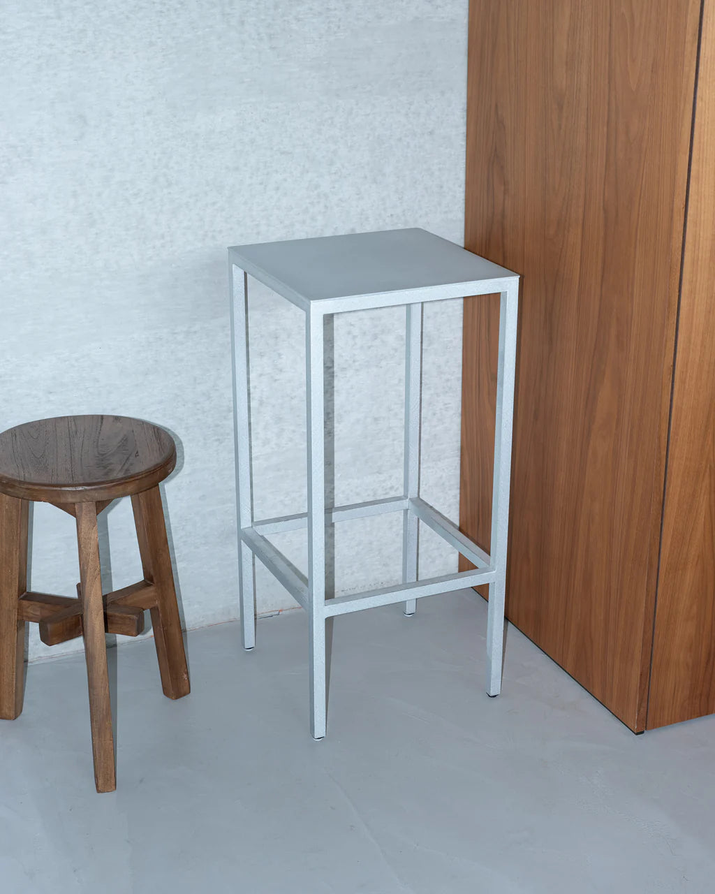 Bar stool L - ALU - by Muller Van Severen