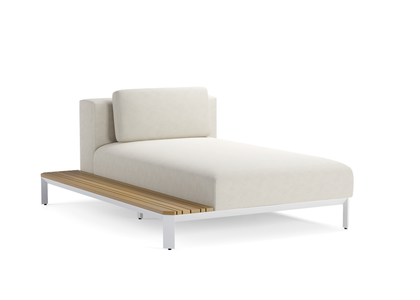 Mauroo - Chaise longue - White