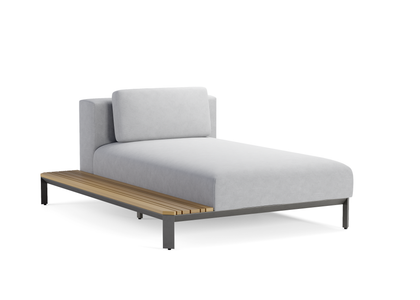 Mauroo - Chaise longue - Charcoal