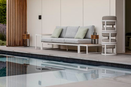 Flex Teak table low/high