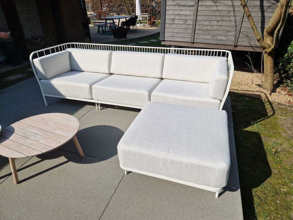 Set Cannolè 3-seater Sofa + Pouf module